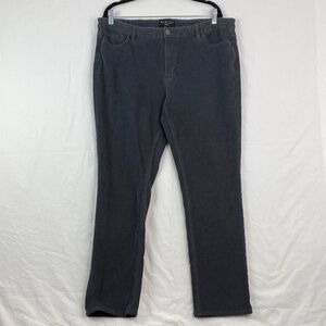 Parasuco Gray Corduroy Pants Size 16 2016 Denim